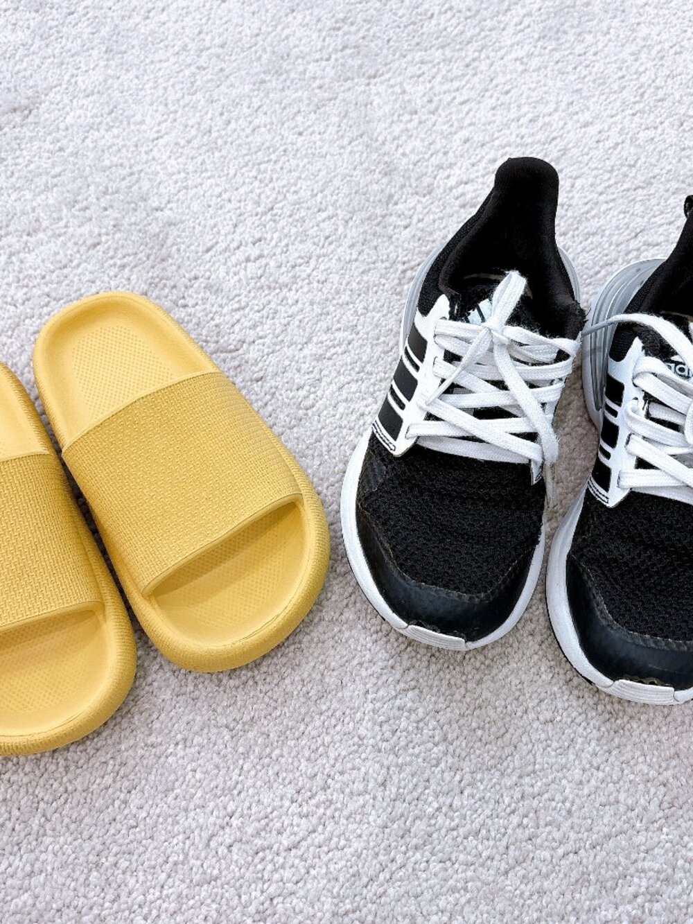KIDS SHOES, ADIDAS AND SLIPPERS PRICE FOR BOTH